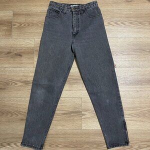 Vintage 80's Guess Jeans Faded Black Size 28